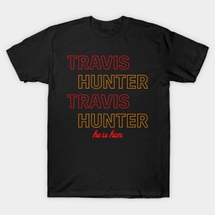 Travis Hunter Lover - He is him T-Shirt